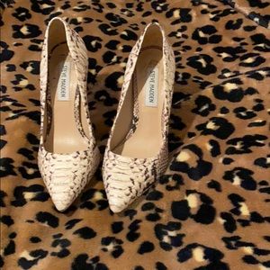 Steve Madden snake heels